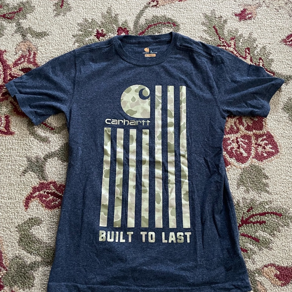 Carhartt Men's Grey Graphic Tee